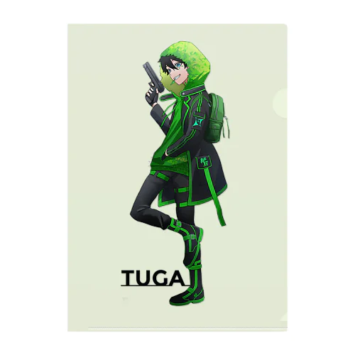 TUGA選手★クリアファイル Clear File Folder