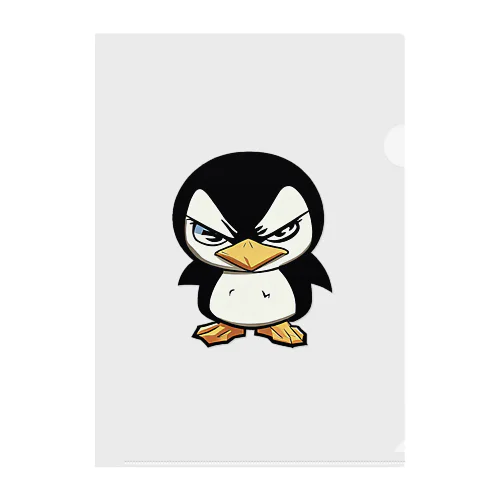 naughty penguin 01 Clear File Folder