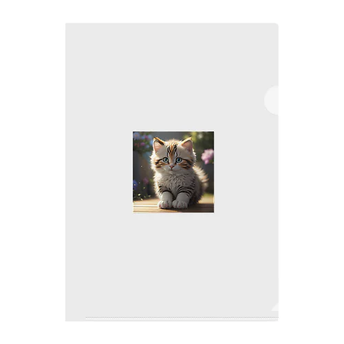 愛くるしい猫目線 Clear File Folder