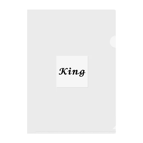 KINGのグッズ クリアファイル