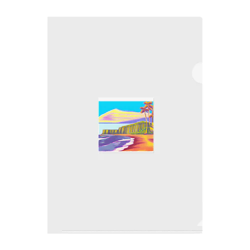 ハワイの景色 Clear File Folder