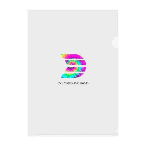 DYE Logo Clear File Folder