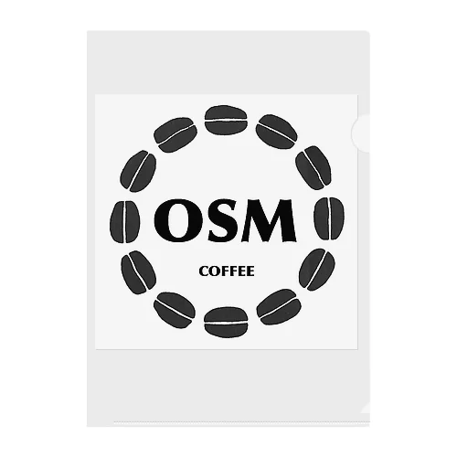 OSM COFFEE Clear File Folder
