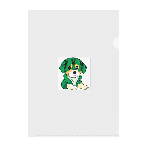 かわいい子犬 Clear File Folder