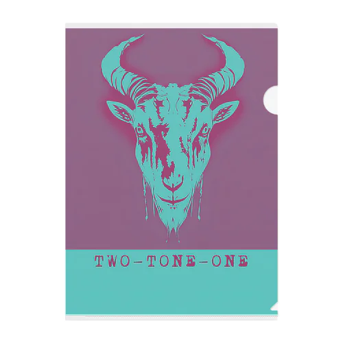 TWO-TONE-ONE Clear File Folder