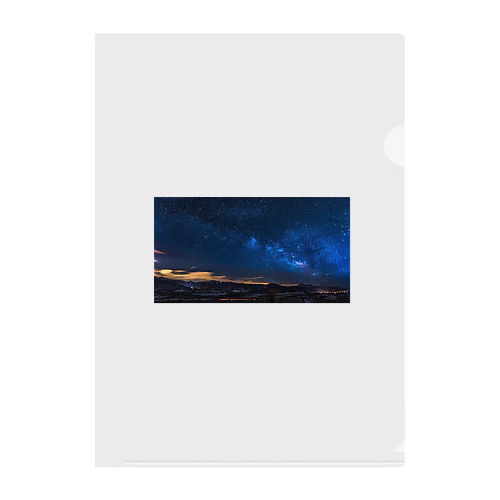 夜空の輝き Clear File Folder