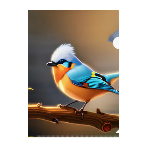 青い鳥の幻想 クリアファイル