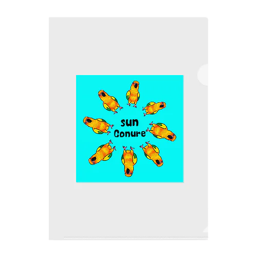 sun conureコガネシリーズ Clear File Folder