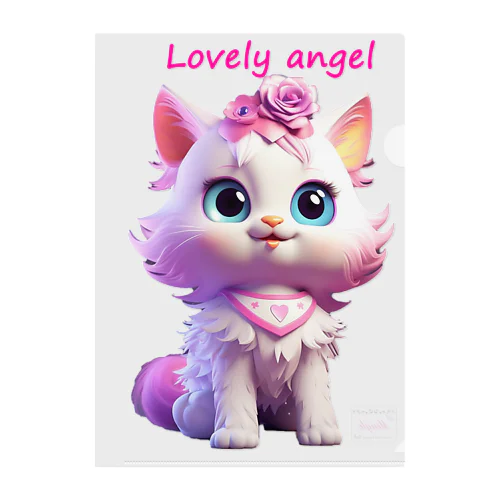 Lovey angel Clear File Folder