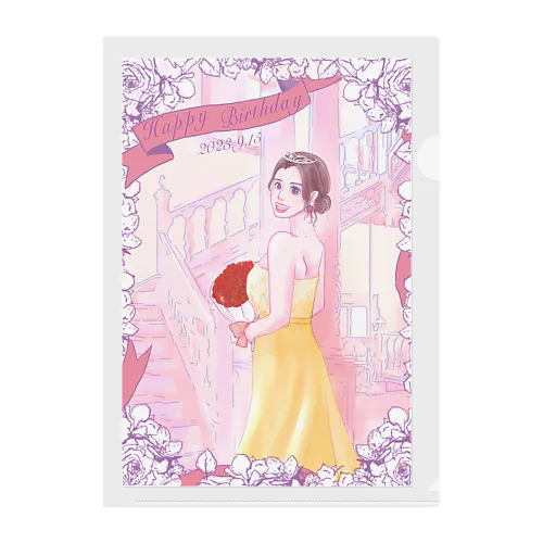 れーなんぼ誕生日グッズ2023 Clear File Folder