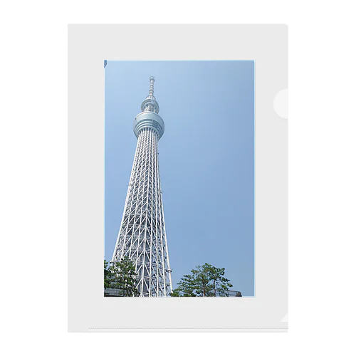 TOKYO SKYTREE Clear File Folder