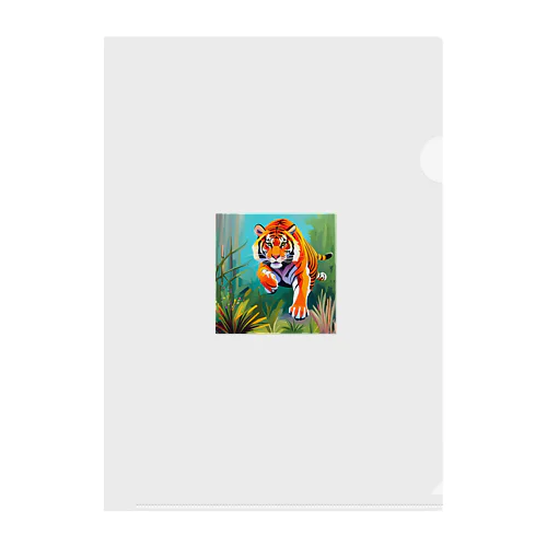 Tiger Clear File Folder