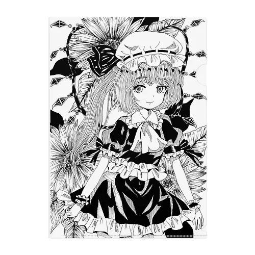 東方projectフランドールスカーレット⑤ Clear File Folder