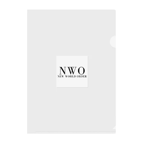 NWO Clear File Folder