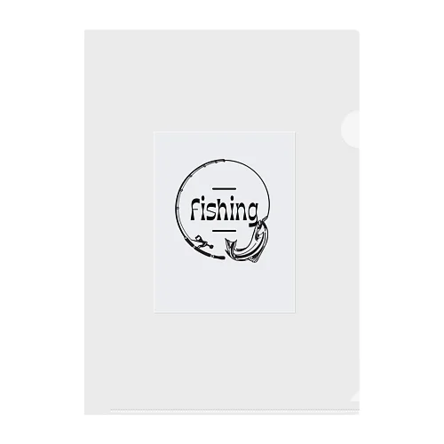 fishing Clear File Folder