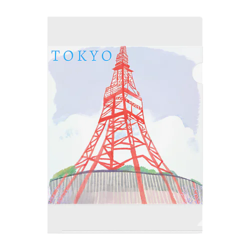 TOKYO_01 Clear File Folder