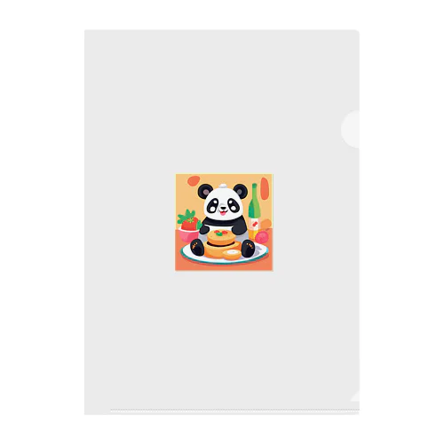 食いしん坊パンダ Clear File Folder
