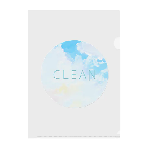 CLEAN Clear File Folder