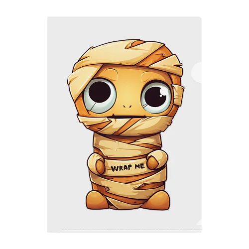 Wrapped Wonders Halloween Collection: Mummy #05 クリアファイル