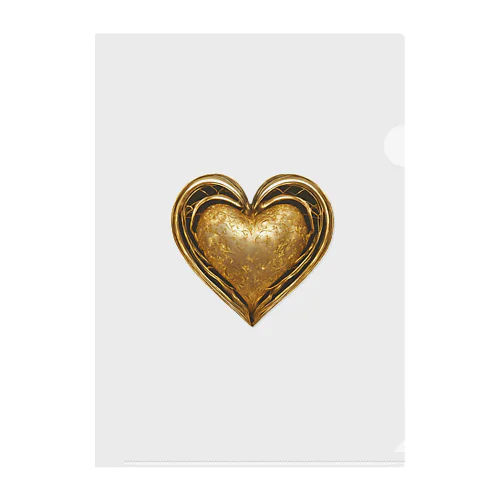 金運を引き寄せるハート💛✨ Clear File Folder