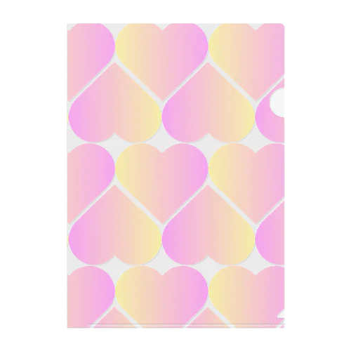 lots of hearts Clear File Folder