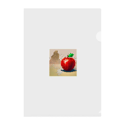 渇きを潤すリンゴ Clear File Folder