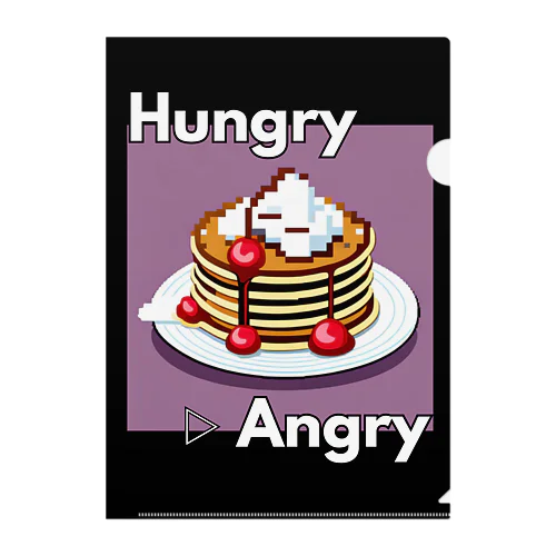 【ホットケーキ】hAngry Clear File Folder