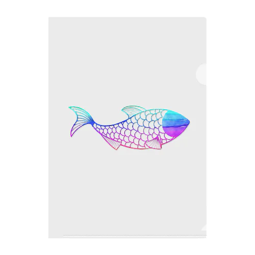 魚　rainbow Clear File Folder