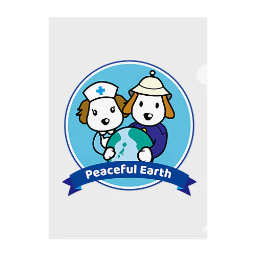 Peaceful Earth Clear File Folder