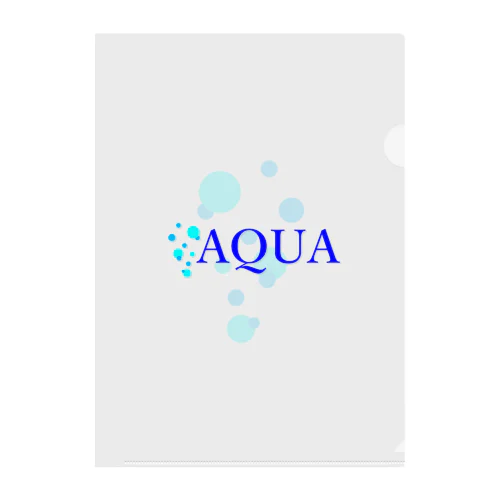 AQUA Clear File Folder