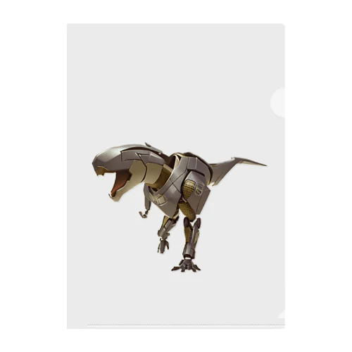 ロボット恐竜 Clear File Folder