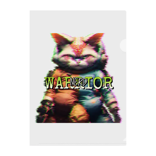 nerd猫WARRIOR クリアファイル