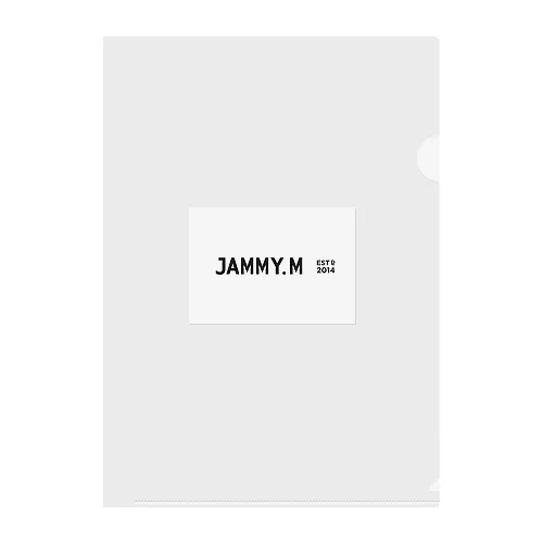 JAMMY.M ロゴ① Clear File Folder