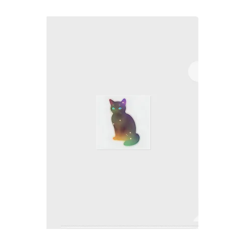 くろねこ Clear File Folder