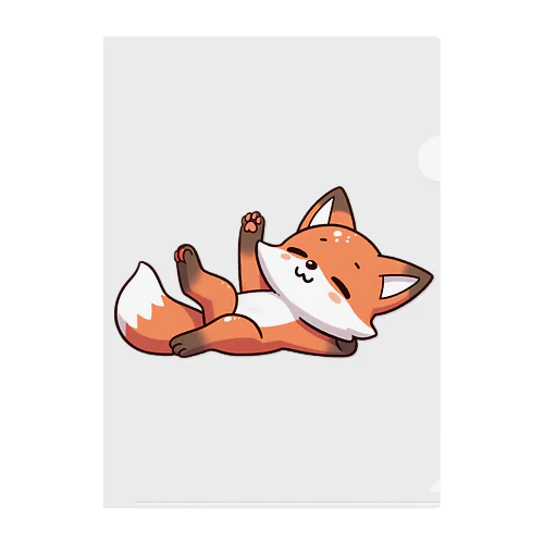 のんびり狐さん🦊 Clear File Folder