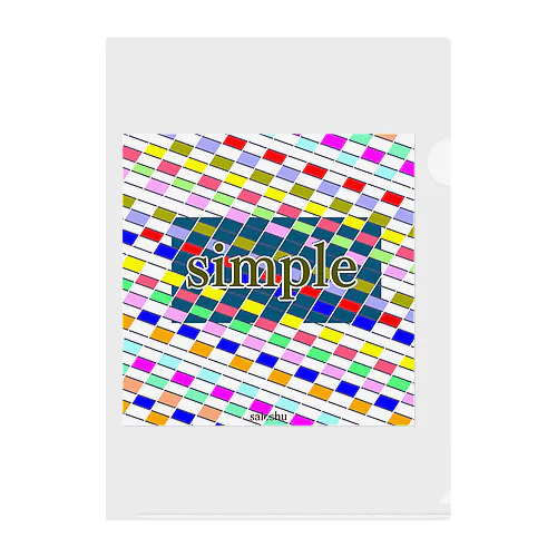 simple11 Clear File Folder