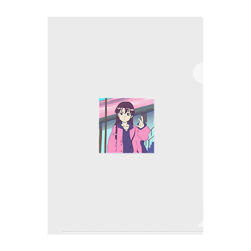 エモい Clear File Folder