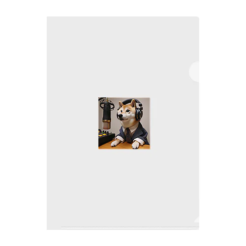 柴犬ラジオ Clear File Folder