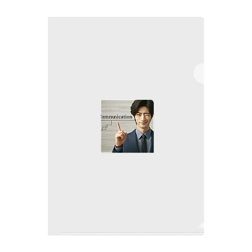 イケメンサラリーマン Clear File Folder