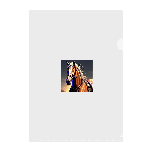 馬(horse) Clear File Folder