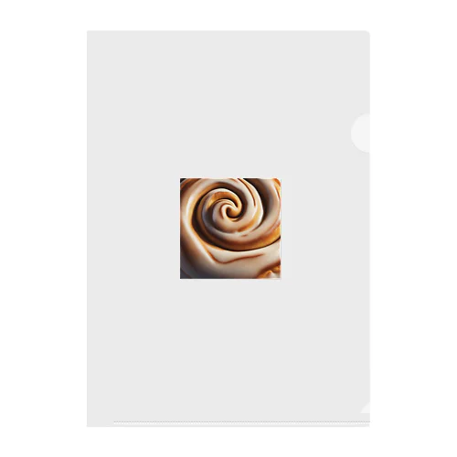 シナモンロール（Cinnamon Roll） Clear File Folder