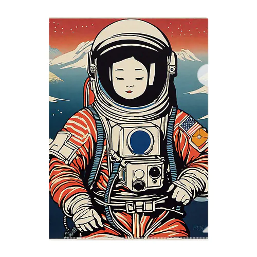 スペース芸子 Clear File Folder