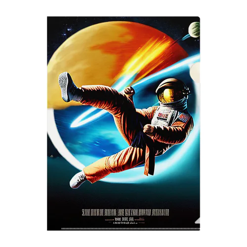 映画『スペースカンフー』 Clear File Folder