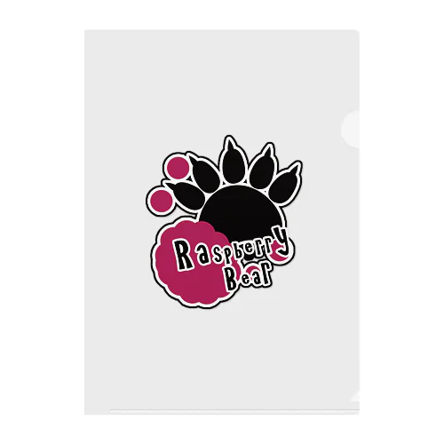 Raspberry Bear OFFICIAL GOODS Clear File Folder