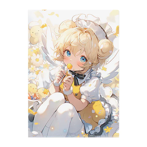 トピア配信者ポンチョ丸 Clear File Folder