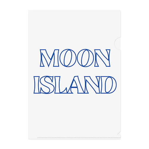 MOON  ISLAND Nom Clear File Folder