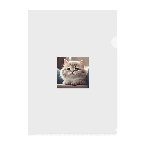 かわいい猫のイラストグッツ クリアファイル