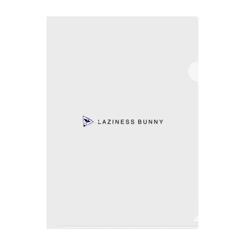 LAZINESS BUNNY Clear File Folder