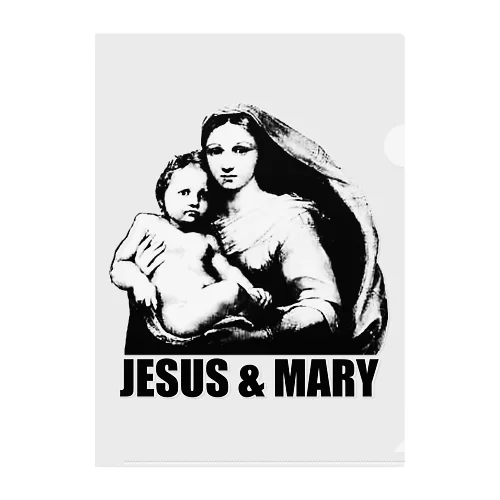 イエスとマリア クリアファイル