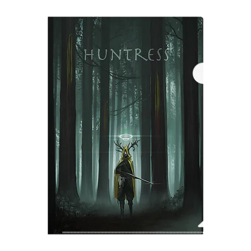 huntress Clear File Folder